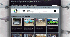 Desktop Screenshot of musclecarbuilds.net