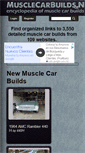 Mobile Screenshot of musclecarbuilds.net