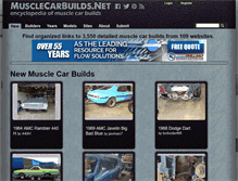 Tablet Screenshot of musclecarbuilds.net